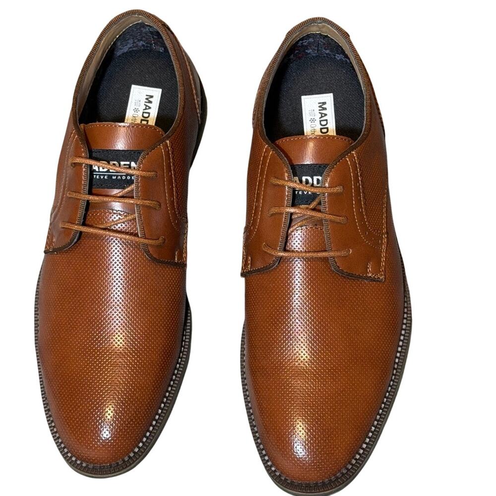 Steve Madden Men's M-Bobby Oxford Cognac Loafers Size 9 NWOT